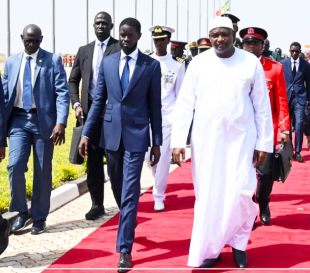 Visite du président Bassirou Diomaye Faye en Gambie : L'état des relations bilatérales historiques au menu de l’entretien avec Adama Barrow
