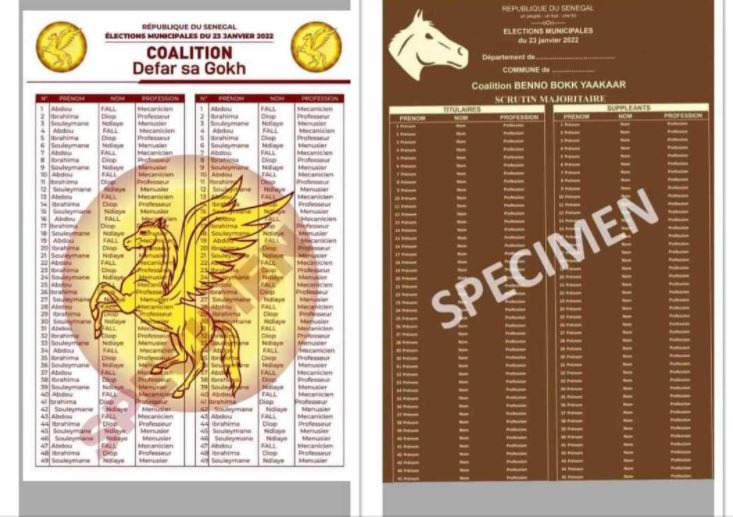 Rejet des listes de la coalition Defar Sa Gokh : Les précisions de la Commission électorale nationale autonome